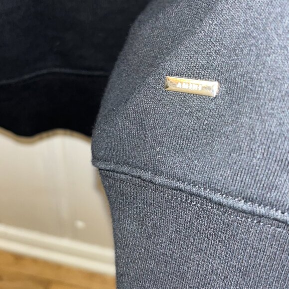 AMIRI CORE Black Sweatshirt Hoodie YSL Saint-Laurent Gucci Vuitton Supreme FOG L - Picture 5 of 7